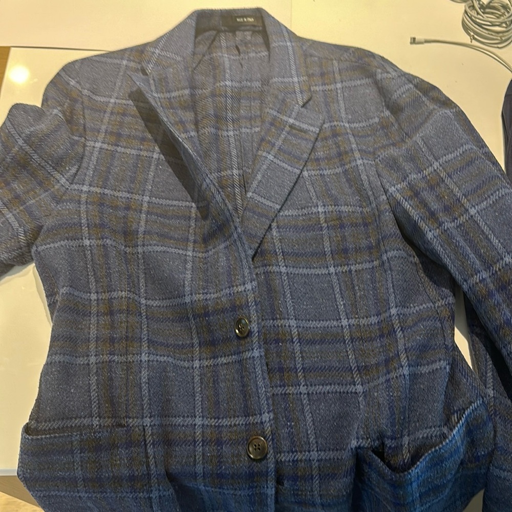 Blue Plaid Sportcoat